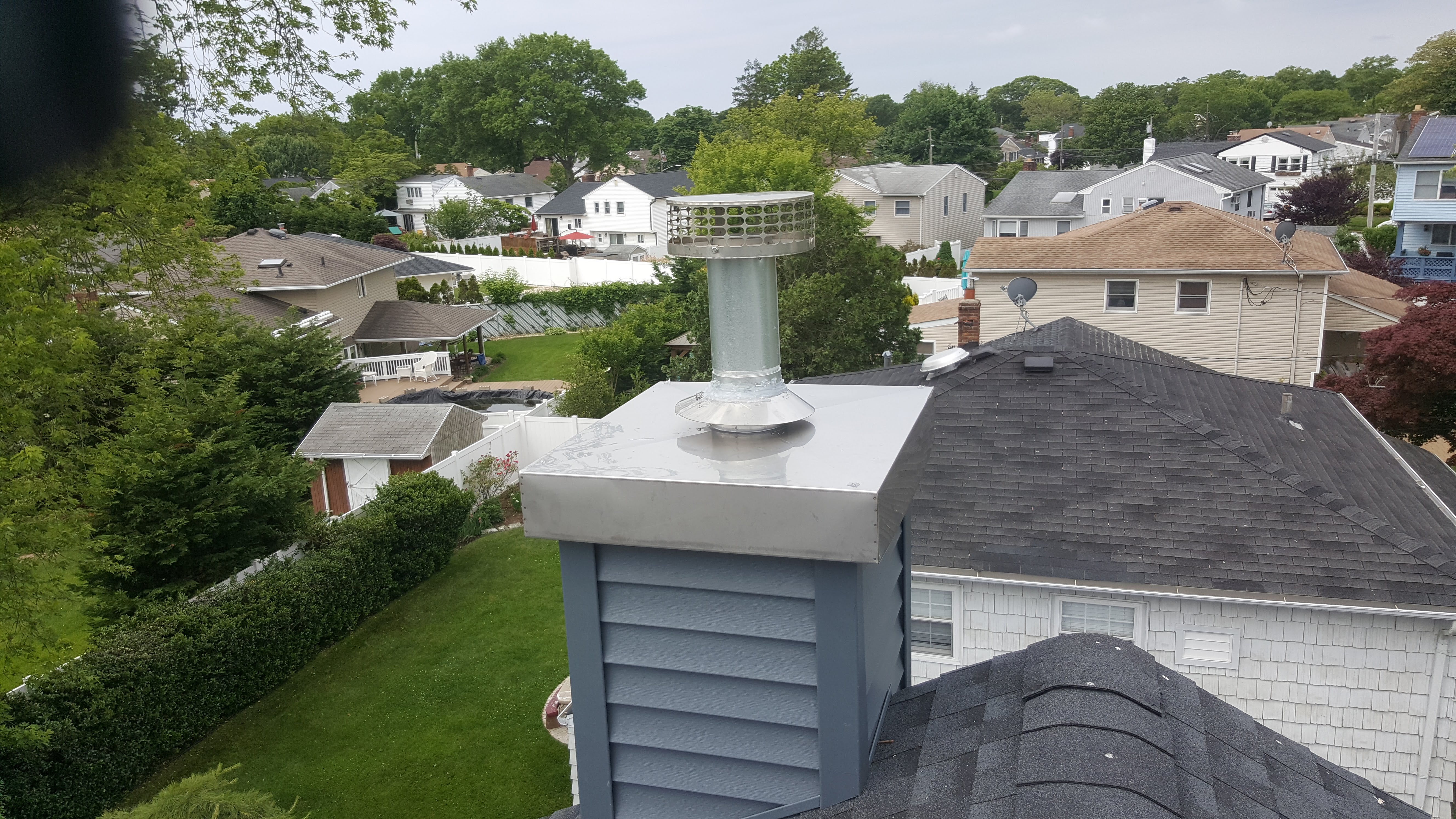 Energy-saving top sealing damper installed in Babylon, New York